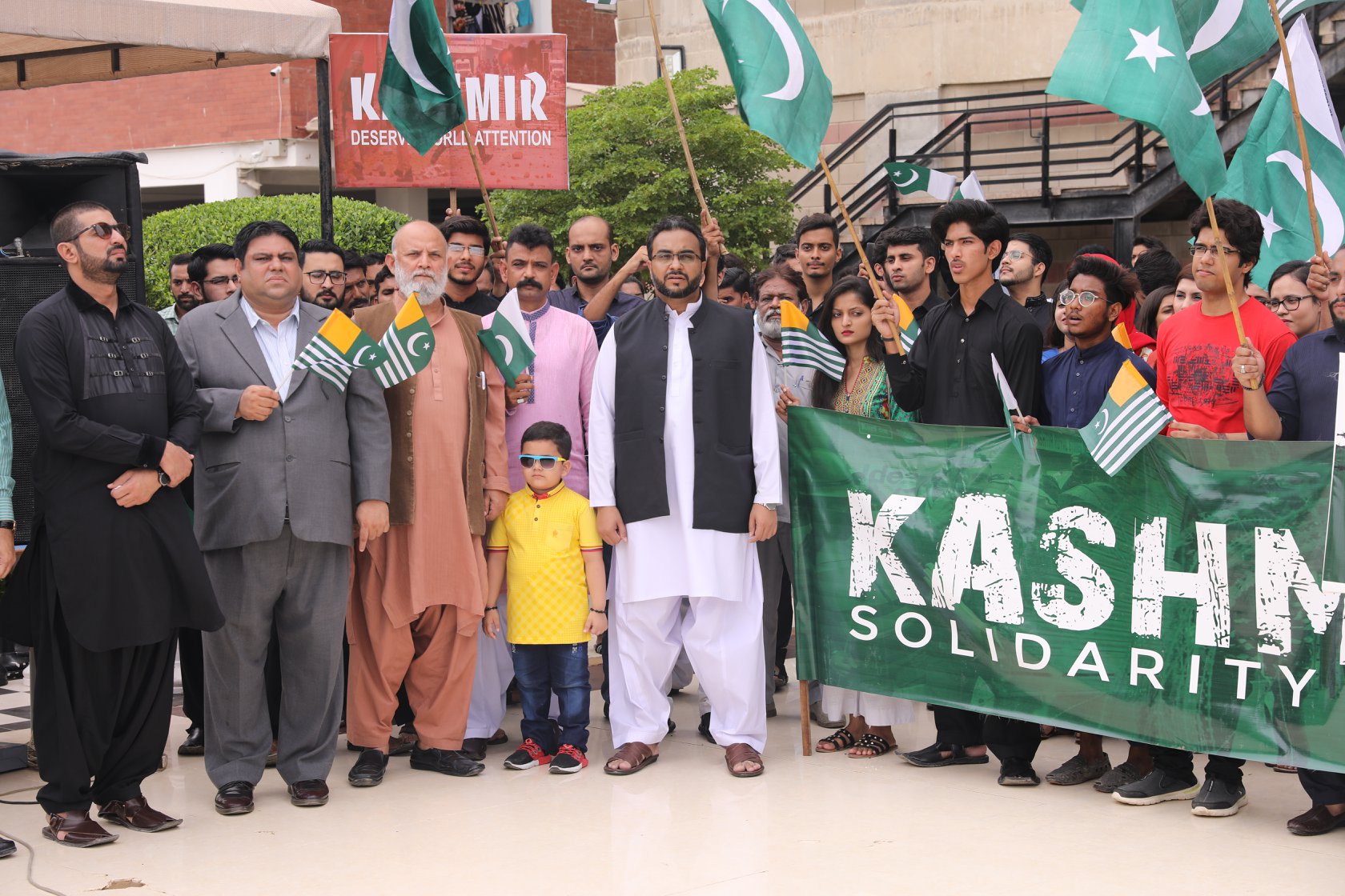 Prof. Dr. Ali Raza Organized Kashmir Solidarity Rally to raise awareness and voice solidarity.