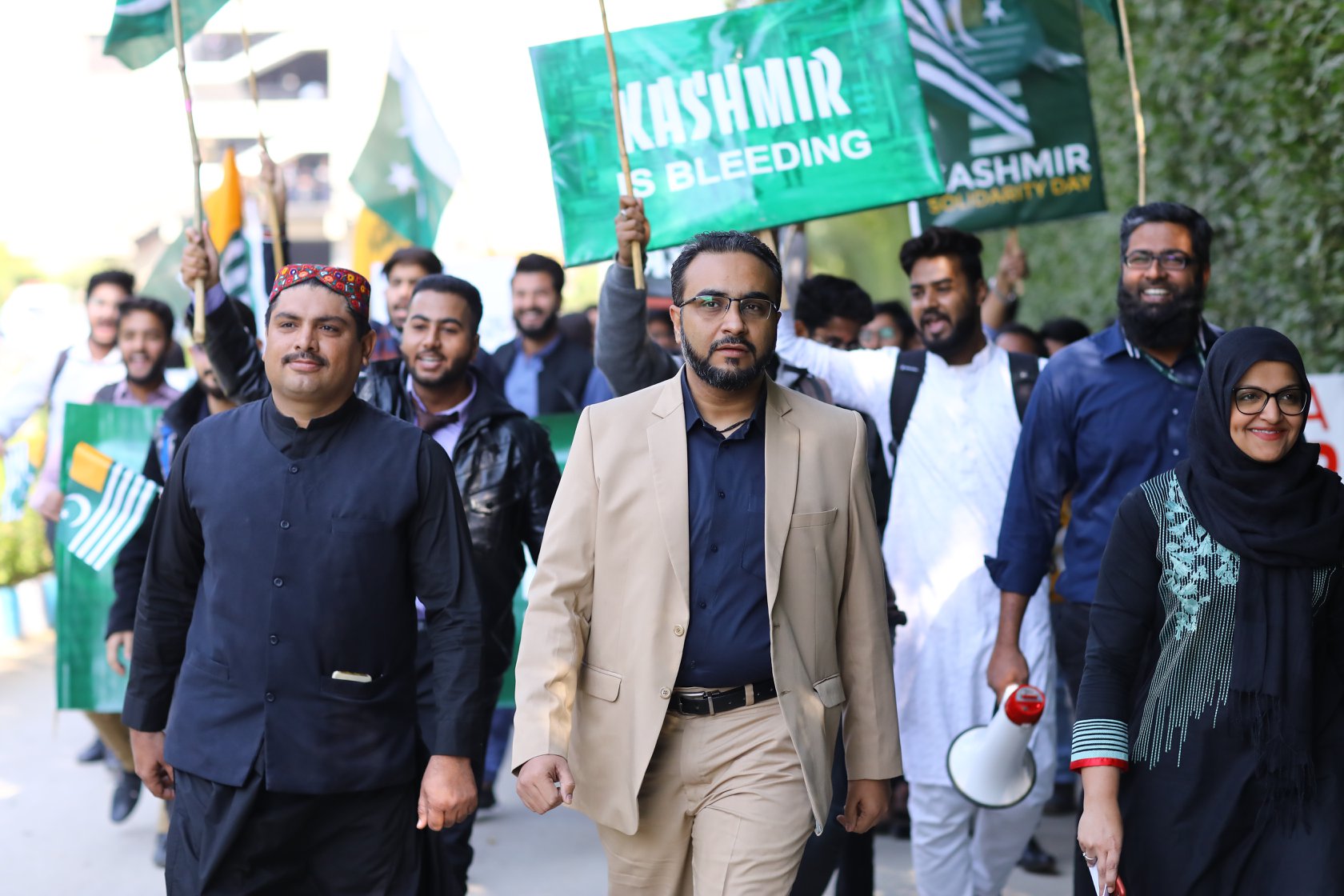 Kashmir Solidarity Rally Organized by Prof. Dr. Ali Raza
