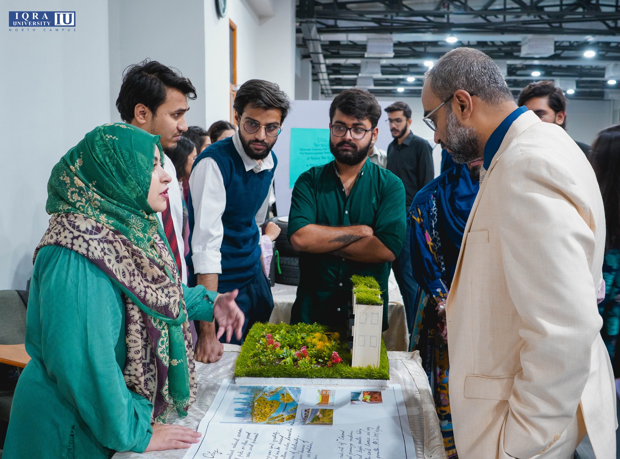 Project exhibition of environmental studies to promote sustainable practices